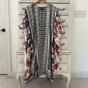 Boho Floral Relaxed Kimono